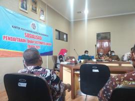 Sosialisasi Percepatan PTSL 2021